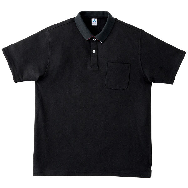 ボンマックス 2WAYカラーポロシャツ ブラック S MS3116-16（直送品）