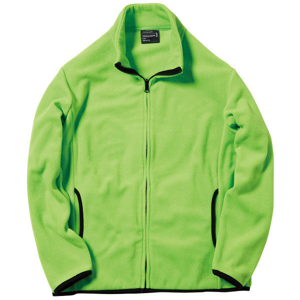 ボンマックス フリースジャケット ライトグリーン 3L MJ0065-21（直送品）