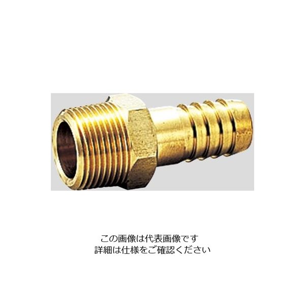 フローバル ホースニップルGHNー0212 黄銅製 2-9390-04 1個（直送品）