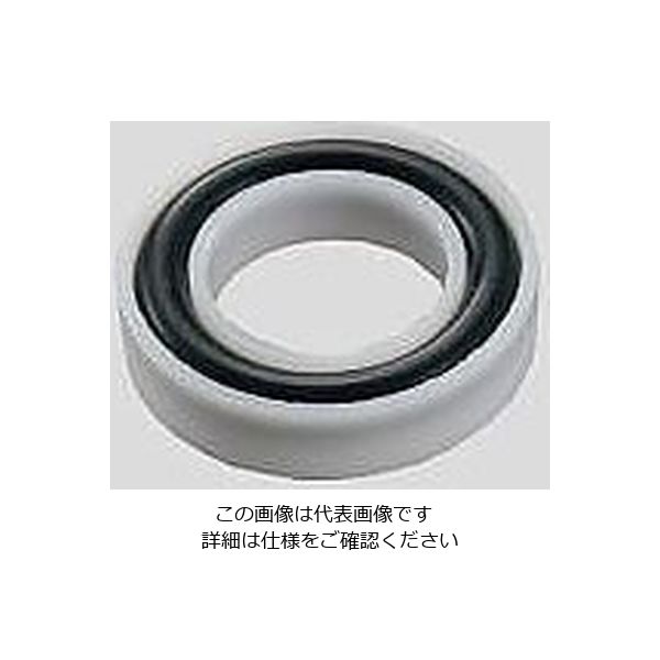 ケミカル化工 バキュムシール（フッ素樹脂製）交換用黒Oリング付Vリング 1個 7-066-07（直送品）