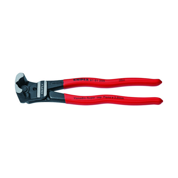 KNIPEX エンドカッティングニッパー 200mm 6101-200 1丁 446-8422（直送品）