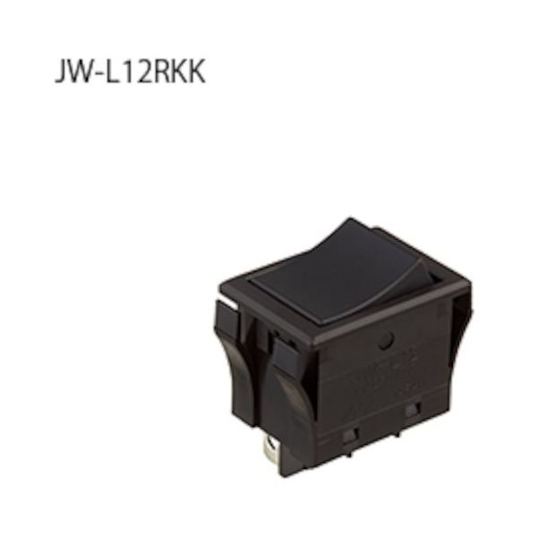 NKKスイッチズ ロッカスイッチ JWーLシリーズ 単極 ONーON JW-L12RKK 1個 470-7176（直送品）