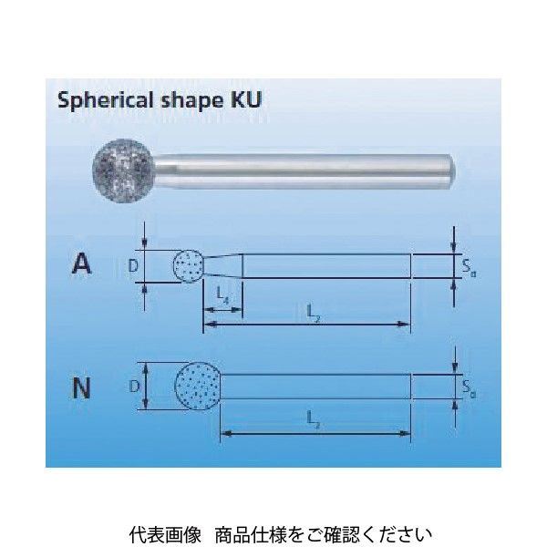 ルゲベルグ PFERD ダイヤモンドインターナルバー 6mm軸 120 DKU-A10-258903 1本 486-7211（直送品）