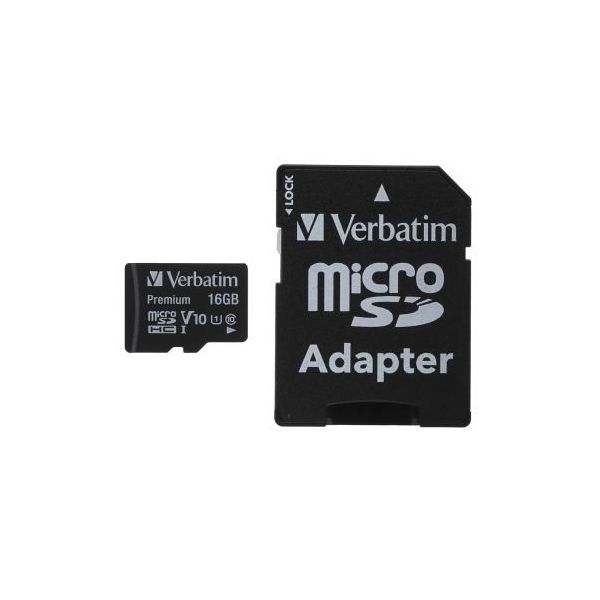 三菱ケミカルメディア Verbatim マイクロ SD 16 GB Class 10， UHS-1 U1 44082 1個（直送品）