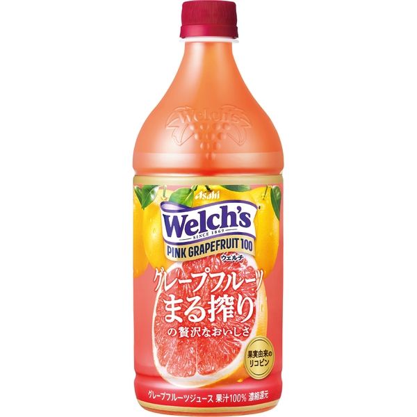 アサヒ飲料 業務用　Welch’sピンクグレープフルーツ100PET 57962 1ケース　800g×8本　常温（直送品）