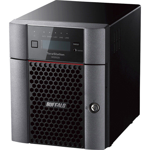 NAS（ネットワークハードディスク）8TB 4ドライブ テラステーション HDD WS5420DN08W2 1台 バッファロー（直送品）