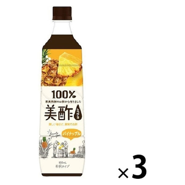 CJジャパン 美酢（ミチョ） パイナップル 900ml 1セット（3本）