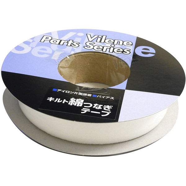 日本バイリーン バイリーン キルト 綿つなぎテープ 25mm×25m 白 WT-25 WT25 10個セット（直送品）