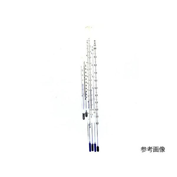 アズワン 青液棒状温度計 0～50℃ 300mm 1本 64-8045-58（直送品）