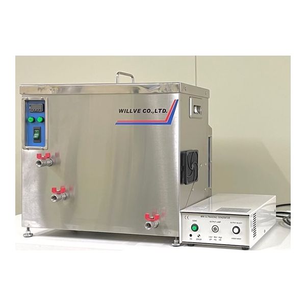 ウィルヴィー フッ素系溶剤用卓上型2槽式浸漬・ベーパー洗浄機(超音波なしタイプ) NEUF SPIRITS-N 1台 64-9104-89（直送品）