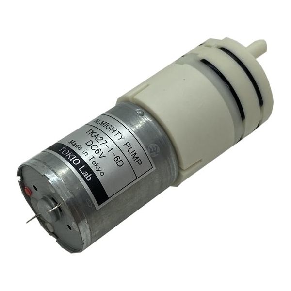 藤沢工業 小型DCダイヤフラムポンプ 吸引ポンプ 吐出ポンプ 液体ポンプ DC6V 0 TKA27-1-6D 1個 64-9500-63（直送品）
