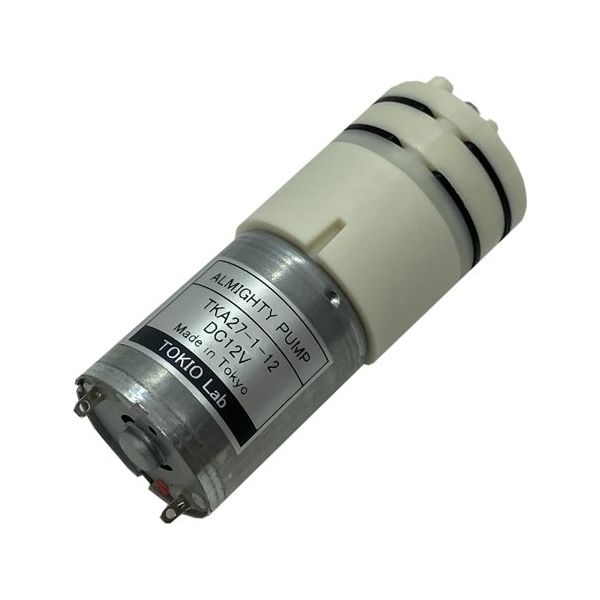 藤沢工業 小型DCダイヤフラムポンプ 吸引ポンプ 吐出ポンプ 液体ポンプ DC12V 0 TKA27-1-12 1個 64-9500-64（直送品）