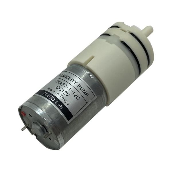藤沢工業 小型DCダイヤフラムポンプ 吸引ポンプ 吐出ポンプ 液体ポンプ DC12V 0 TKA27-1-12D 1個 64-9500-66（直送品）