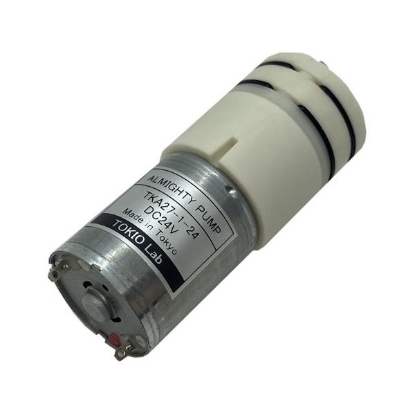 藤沢工業 小型DCダイヤフラムポンプ 吸引ポンプ 吐出ポンプ 液体ポンプ DC24V 0 TKA27-1-24 1個 64-9500-67（直送品）