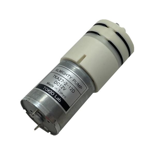 藤沢工業 小型DCダイヤフラムポンプ 吸引ポンプ 吐出ポンプ 液体ポンプ DC12V 0 TKA27-2-12D 1個 64-9500-73（直送品）