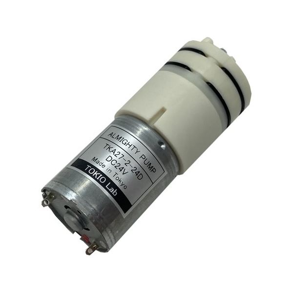 藤沢工業 小型DCダイヤフラムポンプ 吸引ポンプ 吐出ポンプ 液体ポンプ DC24V 0 TKA27-2-24D 1個 64-9500-76（直送品）