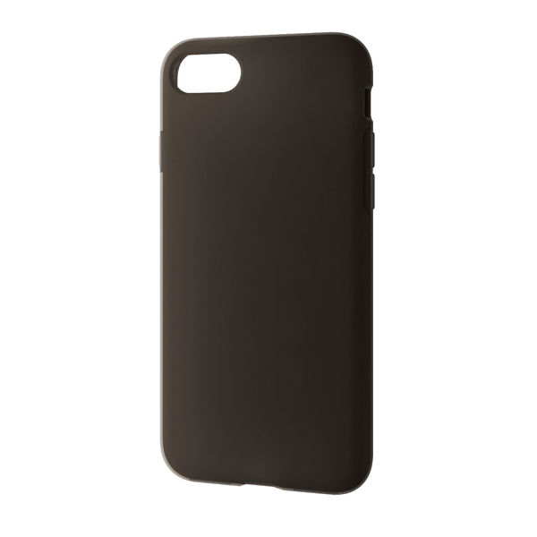 iPhone SE 第3・2世代/8/7 用 ケース カバー シリコン ブラック PM-A22SSC2BK エレコム 1個（直送品）