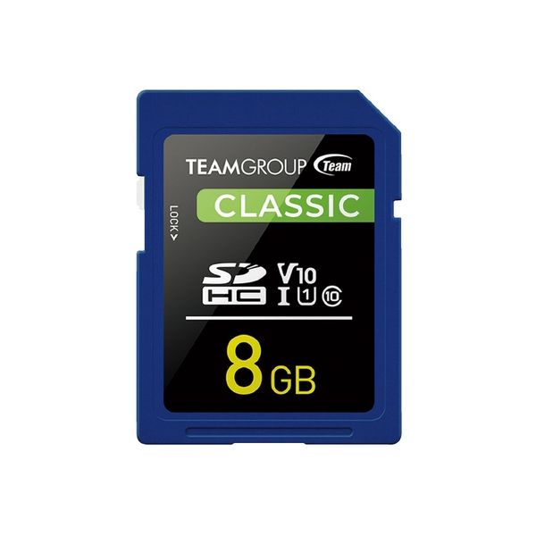 TEAM（チーム） SDHCカード UHS-I U1 8GB TSDHC8GIV1001　3枚（直送品）