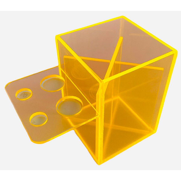 モーノクラフト ペンスタンド アクリル製 カラー オレンジ SMC-PEN-OR 1個（直送品）