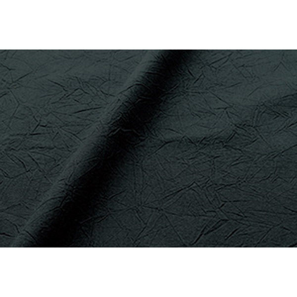 コスモテキスタイル シーチングハンドワッシャー 無地 シワ加工 ブラック 巾約110cm0×5m切売カット AD2678-300-5M（直送品）