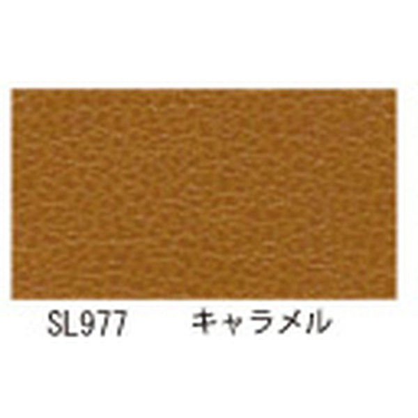 日本紐釦貿易 NBK ソフトレザー 合皮レザー 巾120cm×5m切売カット キャラメル SL120-977-5M（直送品）