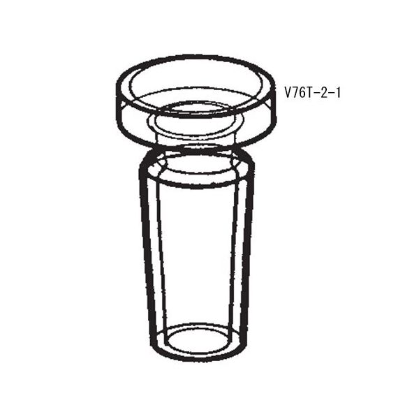 桐山製作所 栓（オス） V76T-2-1 1個 64-1066-74（直送品）