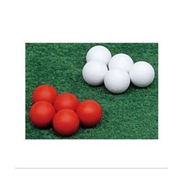 【ビンゴボードゲーム専用ボール】トーエイライト　スタンダード樹脂ボール　60B3441　1セット（10個：赤・白×各5個)（わけあり品）