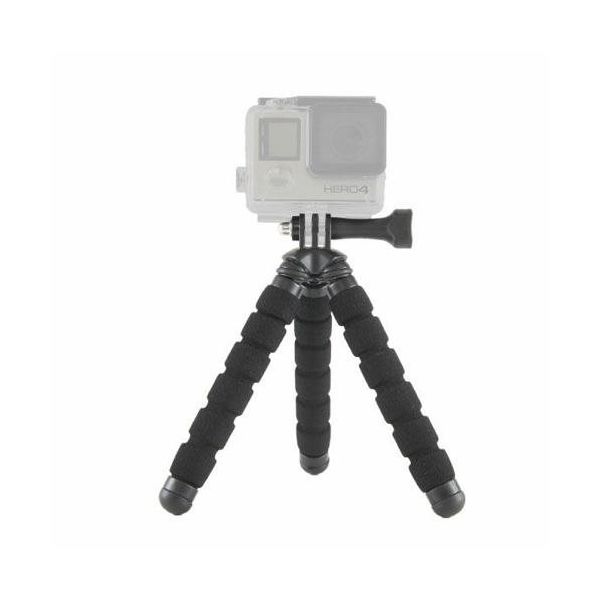 エスコ 130mm カメラ三脚(スマホ用・フレキシブル) EA759EX-65 1セット(2個)（直送品）