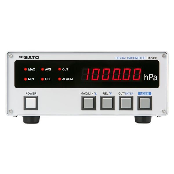 佐藤計量器製作所 デジタル気圧計 SK-500B 7630-00 1台（直送品）