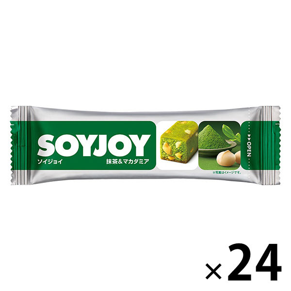 大塚製薬　SOYJOY（ソイジョイ） 抹茶＆マカダミア　1セット（24本）　栄養補助食品