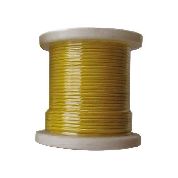 SWCC 昭和電線ケーブルシステム 黄 24 AWG UL1007 #24 Yellow 50m Bobbin（直送品）
