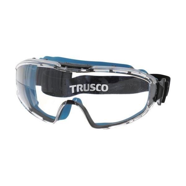 トラスコ中山 TRUSCO カラーセーフティーゴーグル(ワイドビュータイプ)ブルー G5008-B 1個 244-2155（直送品）