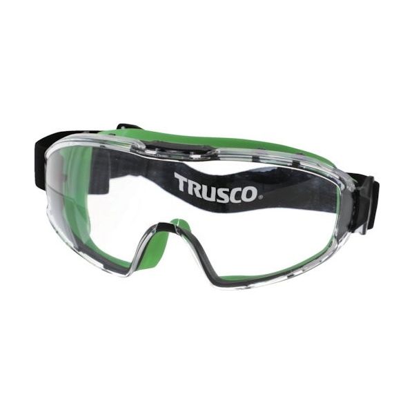 トラスコ中山 TRUSCO カラーセーフティーゴーグル(ワイドビュータイプ)ライトグリーン G5008-LGN 1個 244-2154（直送品）