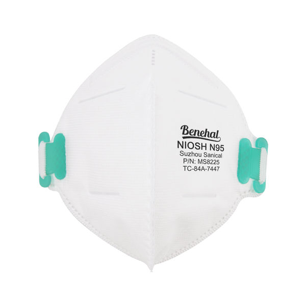 セーフラン安全用品 N95マスク(折りたたみ式/個包装)　米国NIOSH認定 JN001-C 1セット(20枚×20箱 合計400枚入)（直送品）