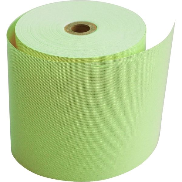 小林 カラーサーマル紙　８０ｍｍ幅　緑　５０巻入り 230-04015050 1セット(50巻入)（直送品）