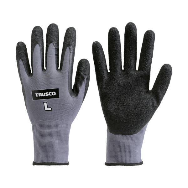 トラスコ中山 TRUSCO グリップフィット手袋 天然ゴム Lサイズ TGL-250L 1セット(7双) 330-4981（直送品）
