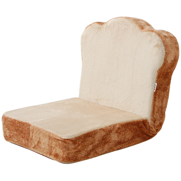 セルタン　トースト座椅子　幅470×奥行560×高さ470mm　ブラウン　（直送品）