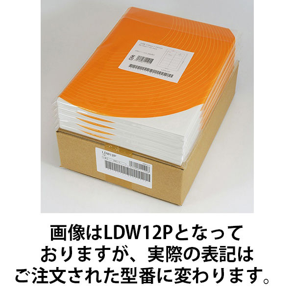 東洋印刷 ナナワード 粘着ラベルワープロ＆レーザー用 白 A4 1面　1箱（100シート×5袋入）　 LDW1Z（直送品）