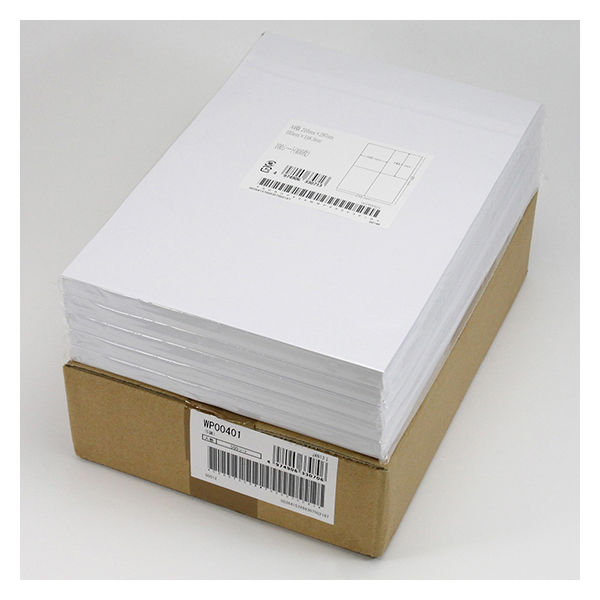 東洋印刷 ナナワード ワールドプライスラベル 白 A4 4面 1箱 WP00401（直送品）