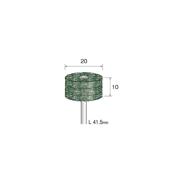 ミニター クッションサンダー 積層 #400 φ20 EA5034 1袋（3個）（直送品）