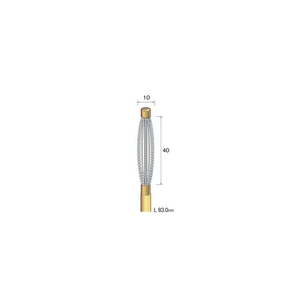 ミニター ホールブラシ トライアングル ハード φ10 FD2303 1本(1個)（直送品）