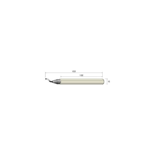 ミニター スクレーパー ランド ハイス RD6102 1本(1個)（直送品）