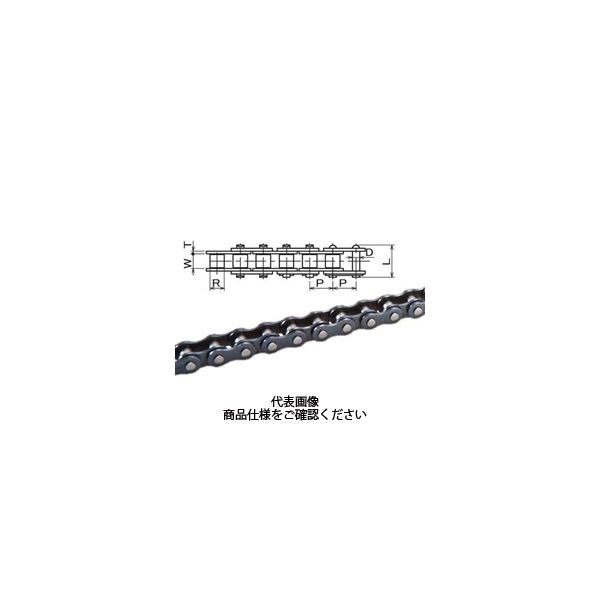 片山チエン KCMローラチェーン 25-T3 1セット（5個）（直送品）
