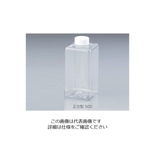 三宝化成 PET容器 正方型 500mL 2-3407-02 1セット(20個:1個×20本)（直送品）