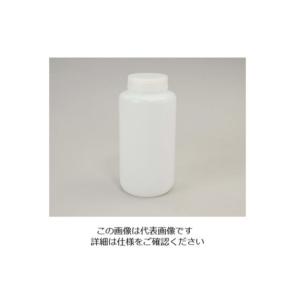 ニッコー 広口瓶 1L HDPE製 1セット（30個：1個×30本） 1-4658-16（直送品）