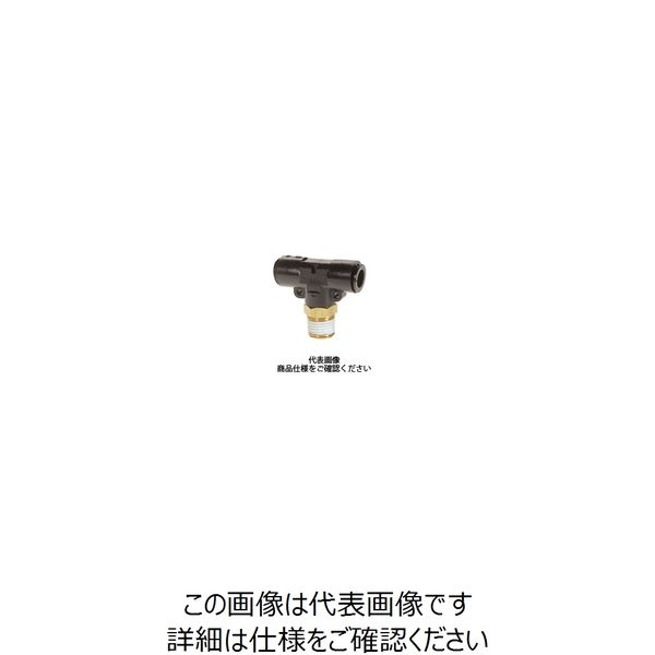 千代田通商 タッチコネクターFUJI メイルブランチティ【樹脂】 6Rー02MTー1 6R-02MT 1セット(3個)（直送品）
