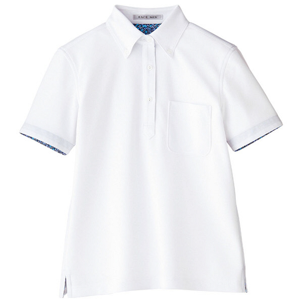 ボンマックス レディス吸水速乾ポロシャツ（花柄A） ホワイト M FB4018L（直送品）
