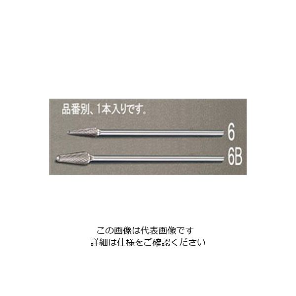 エスコ 12x30x 180mm/ 6mm軸 超硬カッター EA819JL-6B 1本（直送品）