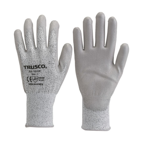 トラスコ中山 TRUSCO HPPE手袋PU手のひらコート L TGL-5532K-L 1双 770-0954（直送品）
