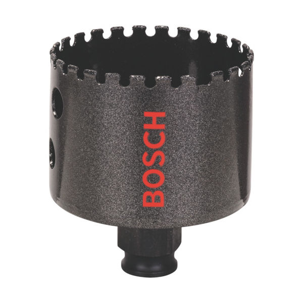 ボッシュ 磁器タイル用ダイヤモンドホールソー DHS-060C 1本(1個) 497-5812（直送品）